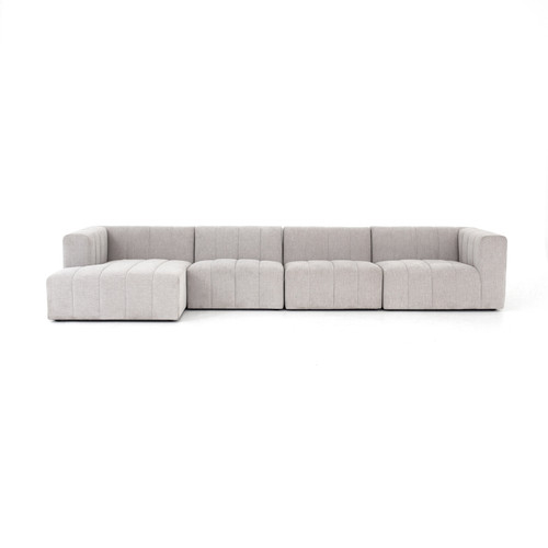gwyn 4 piece LAF modular sectional-stone gwyn 4 piece LAF modular sectional-stone