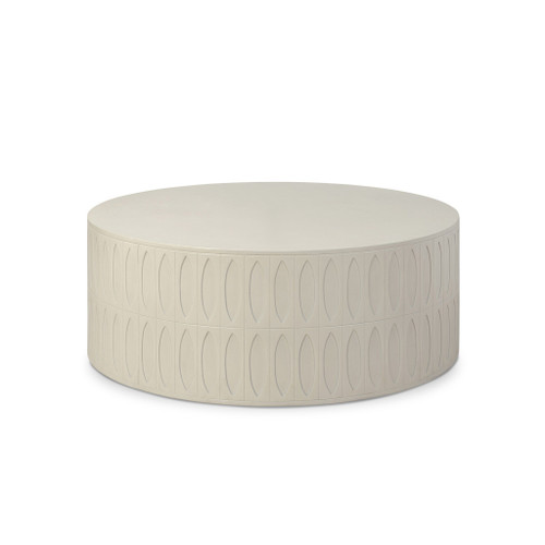 rado drum table -white concrete rado drum table -white concrete