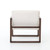 fritz chair - white nubuck