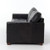 Lark 88" Leather Sofa - Black