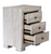 niecey 3 drawer nightstand grey wash acacia niecey 3 drawer nightstand grey wash acacia
