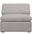 cumulus modular armless chair-stain resistant grey