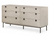 carl 6 drawer dresser - grey wash