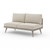 tally 60" outdoor loveseat grey teak