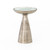marlo pedestal table in silver marlo pedestal table in silver