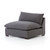 BUILD YOUR OWN SECTIONAL: west modular sectional-armless piece in charcoal BUILD YOUR OWN SECTIONAL: west modular sectional-armless piece in charcoal