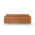 emmy top grain leather sofa- butterscotch