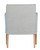 talya dining chair-performance linen fabric in sea grey