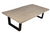 bixton live edge mango wood coffee table