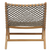 rio outdoor lounge chair-teak and taupe