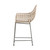 woven indoor/outdoor counter stool with cushion
