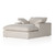 evie plush chaise lounge-ivory