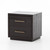 Burnished Black Nightstand