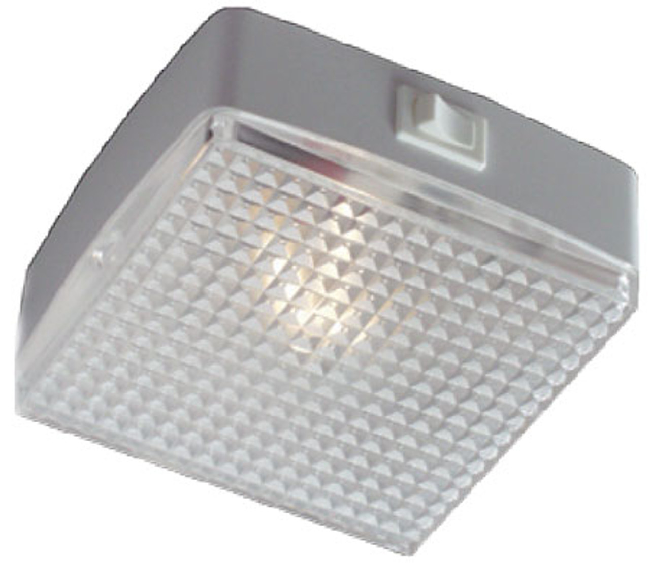 square emergency bulkhead light