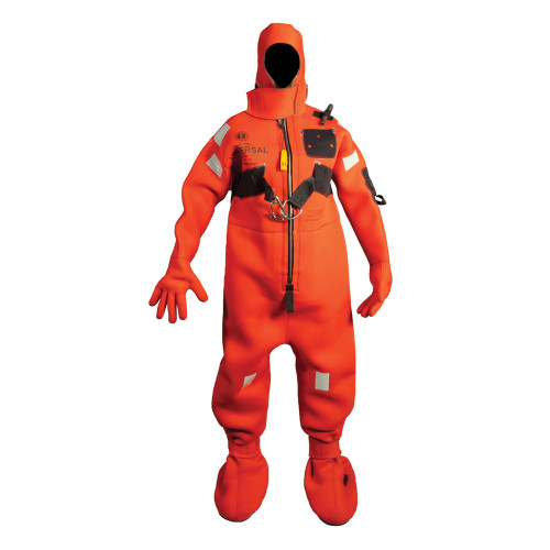 Mustang Neoprene Cold Water Immersion Suit w\/Harness - Red - Child [MIS210HR-4-0-209]