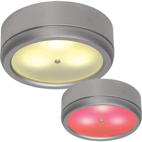 Bi-Color LED Spotlight Shown in Matte Chrome