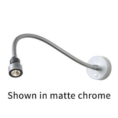 Table Mount LED w/Switch & Dimmer, Prohn Matte Chrome Table Mount LED w/Switch & Dimmer, Prohn Matte Chrome