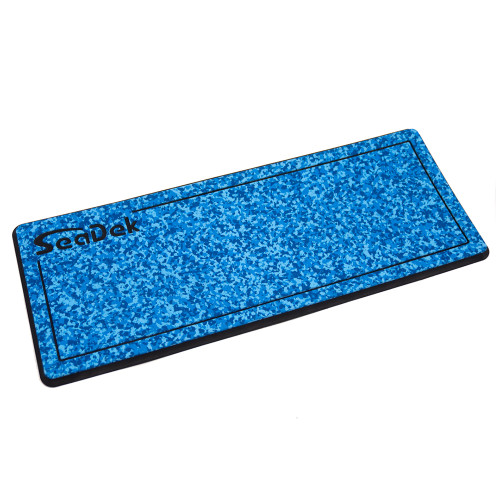 SeaDek 14 x 36" 20mm Dual Density Small Helm Pad w\/SeaDek Logo - Brushed Texture - Aqua Camo\/Black (355.6mm x 914.4mm x 20mm) [37925-81119]