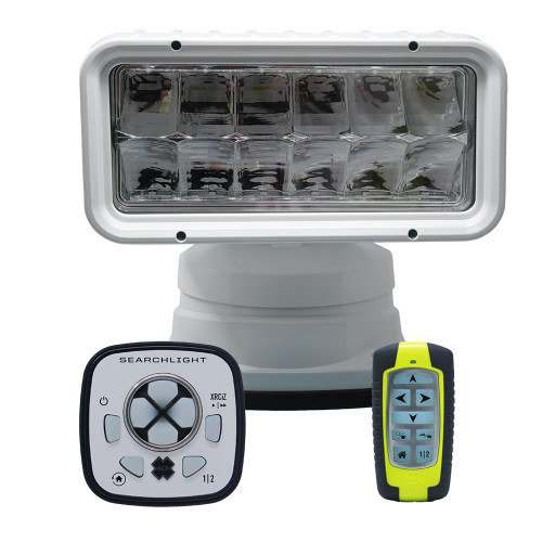 ACR RCL-200 White Wireless LED Searchlight w\/URP-103 Wired Point Pad  URH-103 Wireless Handheld Remote [1965]