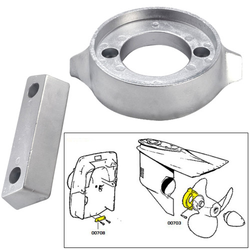 Tecnoseal Anode Kit w\/Hardware - Volvo 290 - Magnesium [20705MG]