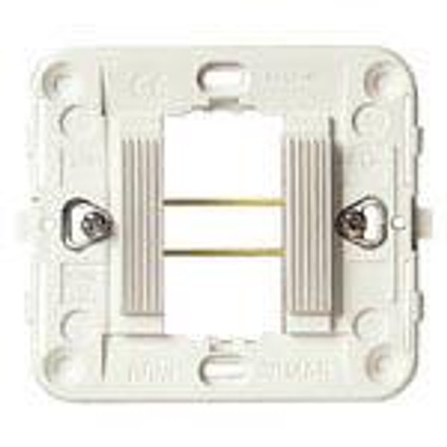 White, Grooved Mounting Frame with Claws