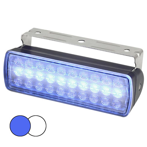 Hella Marine Sea Hawk XL Dual Color LED Floodlights - Blue\/White LED - Black Housing [980950061]