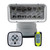 ACR RCL-200 White Wireless LED Searchlight w\/URP-103 Wired Point Pad  URH-103 Wireless Handheld Remote [1965]