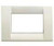 Square, Idea White, 3 Modules, Cover Plates (Technopolymer)