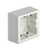 1 Module Ivory Surface Mount Box