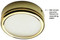 Surface Mount Aluminum Light, Brass