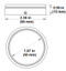 Surface Mount Aluminum Light diagram