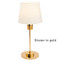 Table Lamp LED w/Switch & Dimmer, Gold Finish