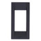 Square, Graphite Grey, 1 Module, Cover Plates (Technopolymer)