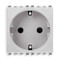 German power outlet, Next (silver)