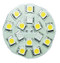 G4 LED Bulb, back pins, Bi-Color (switchable), 12 volt - 24 Volt (10-30vdc), RED - WARM White, 160 lumens