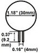 Color Switching G4 Side Pin LED Bulb- Small Diagram