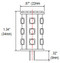 G4 Tower Pins LED Bulb 21 SMD Diagram