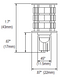 T10 Tower Wedge LED Bulbs 30 SMD Diagram