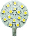 T10 Wedge Round PCB LED Bulbs 15 SMD
