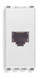 White, 6/6 Connector Phone Jack