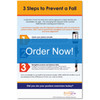 Fall Prevention Poster with Stand
