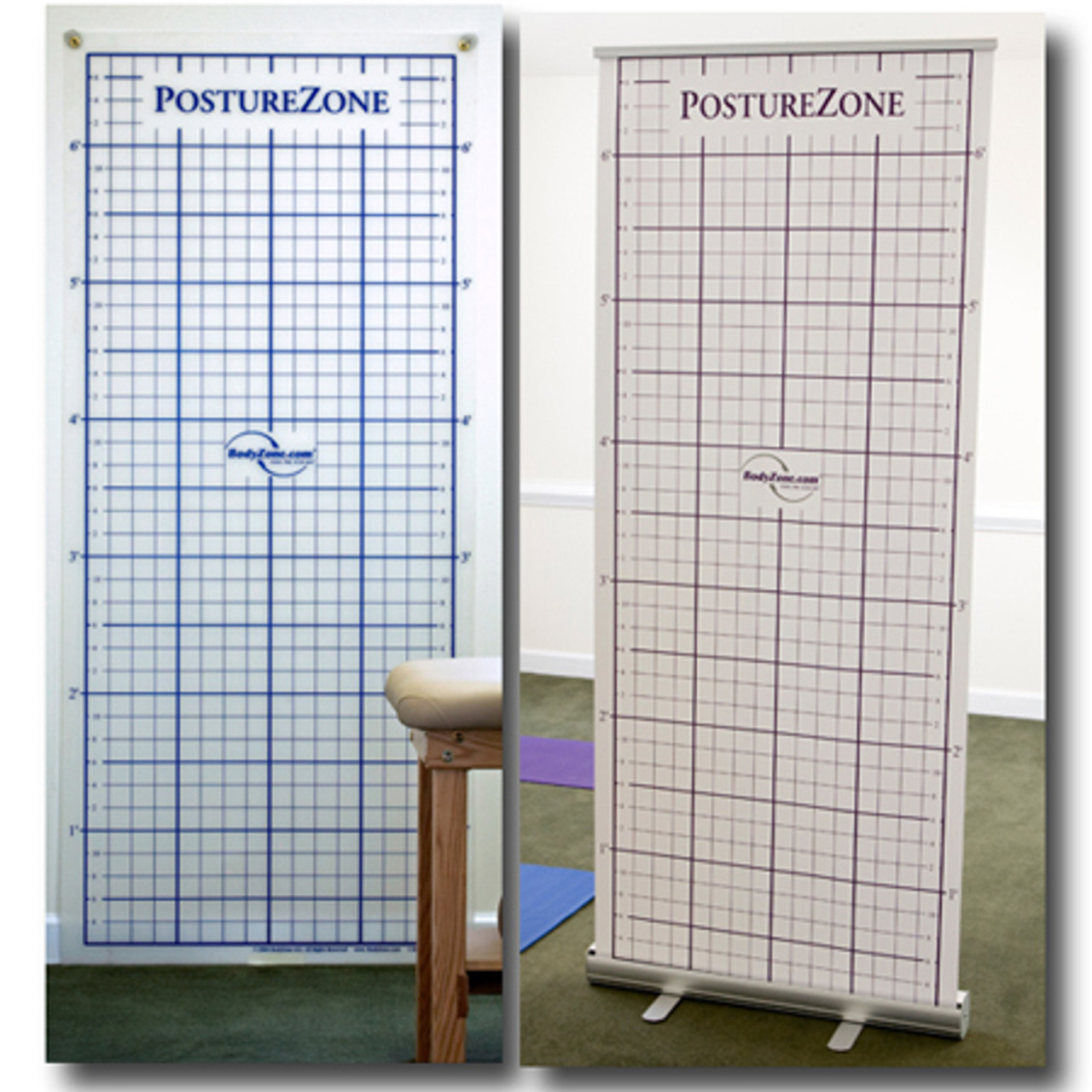 Posture Analysis Grids Wall Grid And Portable Grid Set