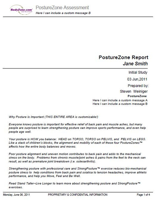 Postural Assessment Chart Pdf