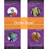 Life Habits Poster Set. Includes posture exercise, massage, chiropractic and life habits.