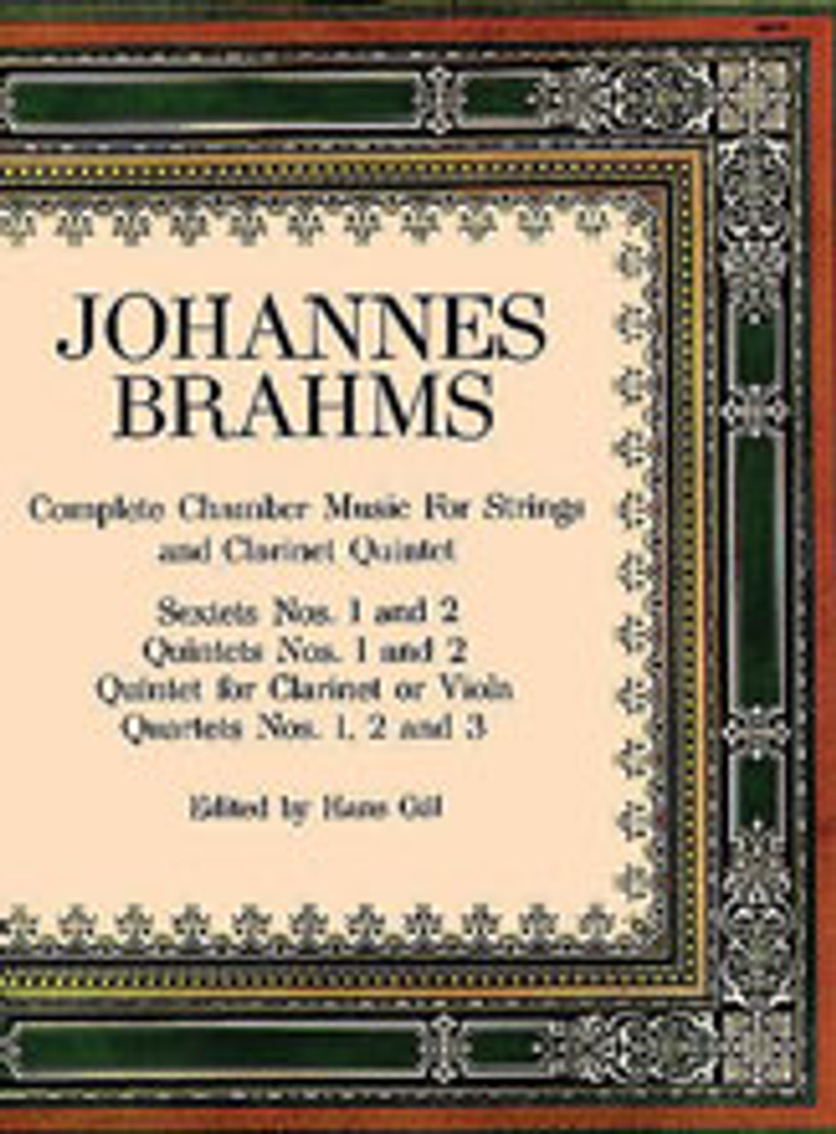 Brahms, Chamber Music for Strings and Clarinet Quintet (Complete)  [Dov:0486219143]