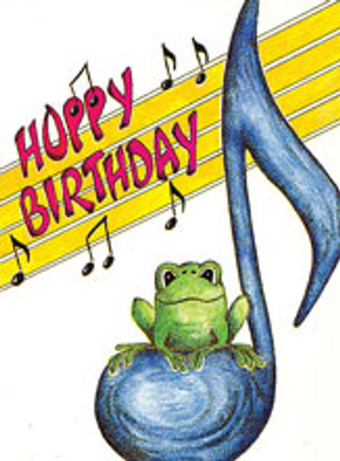 Greeting Cards: Frog and 8th Notes (Pack of 12) [Alf:44-4429PK]