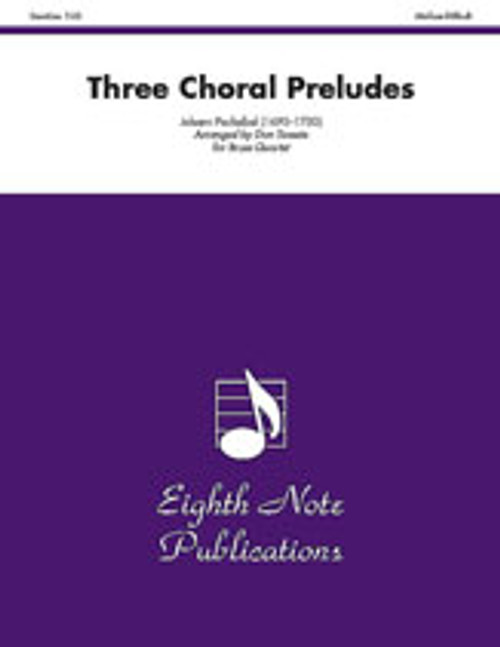 Zachau, Three Choral Preludes [Alf:81-BT996]