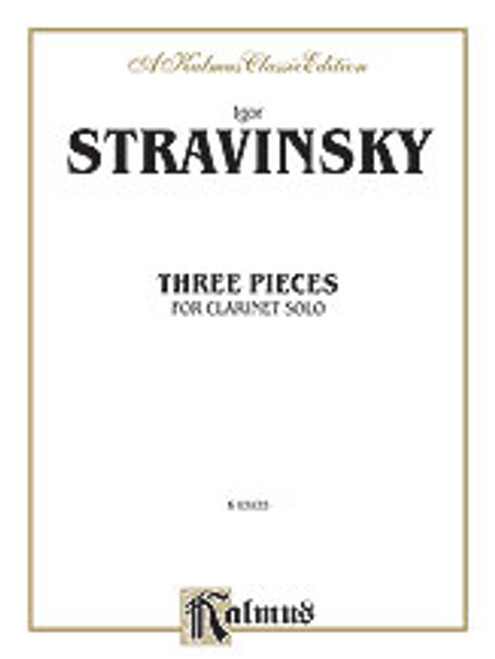 Stravinsky, Three Pieces  [Alf:00-K03935]