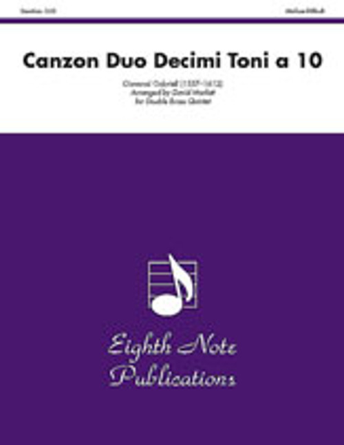 Gabrieli, Canzon Duo Decimi Toni a 10 [Alf:81-DBQ9916]