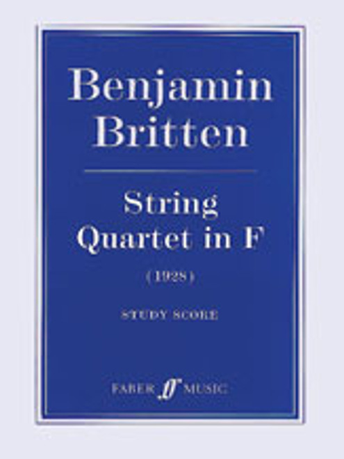 Britten, String Quartet in F [Alf:12-0571519016]